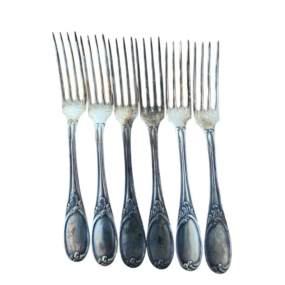 Plata Lappas‎ Flatware Set France Scroll Design 61 pieces Inox Stainless Steel